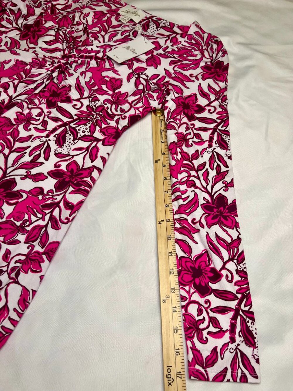 NWT Lilly Pulitzer Anne Skirted Romper In Elder Blossom Size Medium Floral - Picture 14 of 14